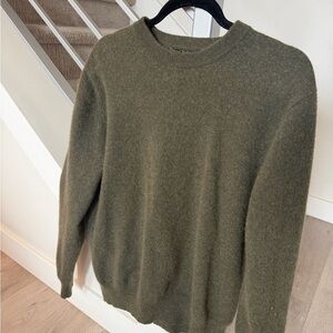 Cashmere Olive Sweater